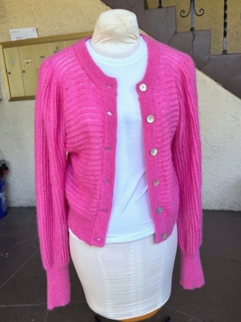 $138 WILFRED ARTIZIA Alessia Alpaca/Mohair Cardigan Sweater NWOT/sz S - Picture 8 of 16